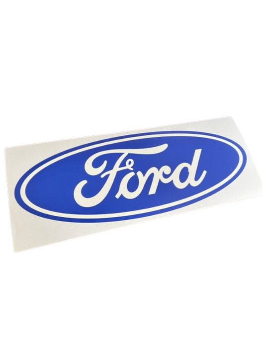 Official Ford 2 pack Oval Stickers