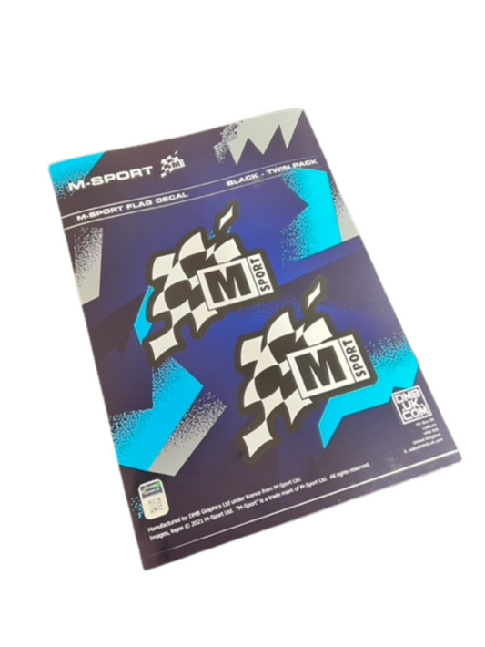 M-Sport Double Pack Sticker Set- White