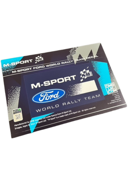 M-Sport Single Decal Sticker- Blue