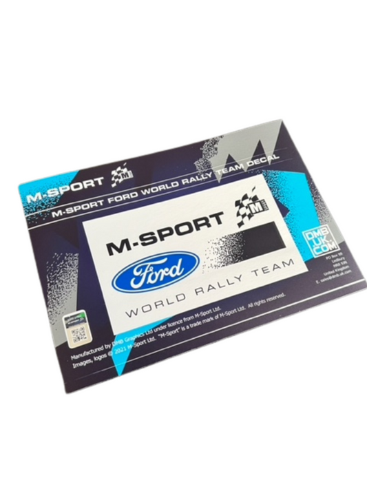 M-Sport Single Decal Sticker- White