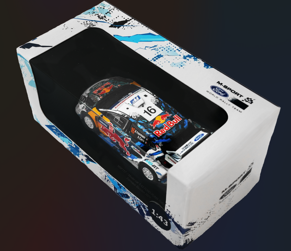 M-Sport Puma- Sweden 2024- Fourmaux- 1/43 Scale- by IXO