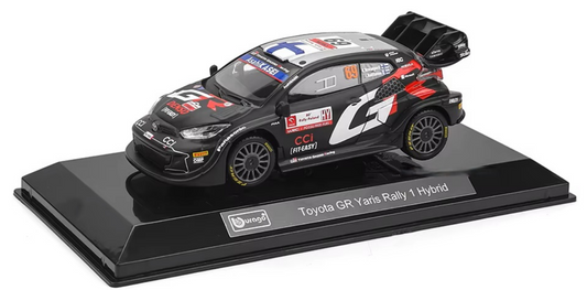 Toyota Yaris- Kalle Rovanperä-Winner- Rally Poland 2024- 1/43 Scale- by Bburago