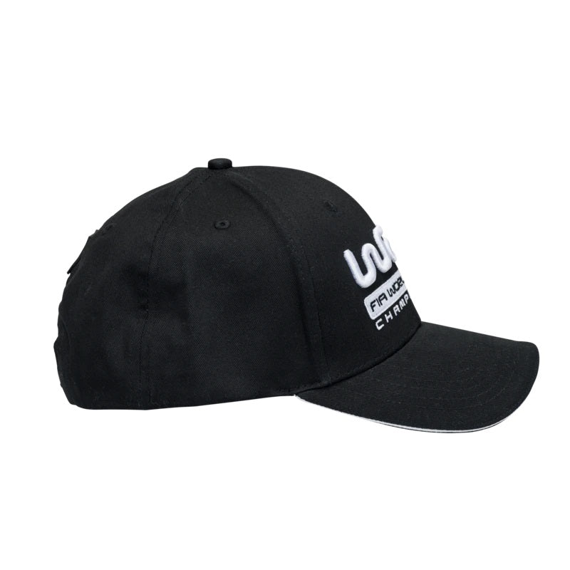 WRC Black Sandwich Peak Cap