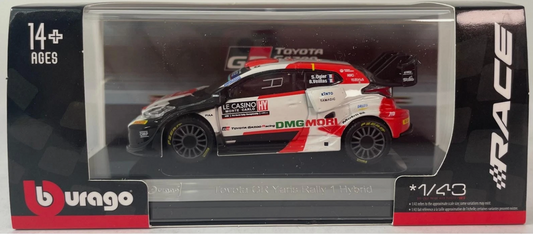 Toyota Yaris-Sébastien Ogier- Winner-Monte Carlo 2022-1/43 Scale- by Bburago