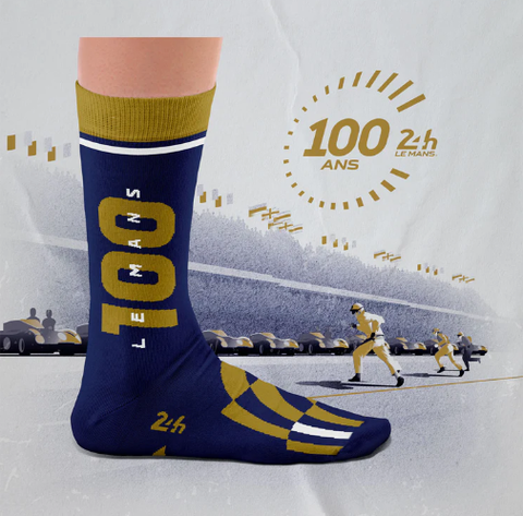 Socks- 100 Years Le Mans Style by Heeltread