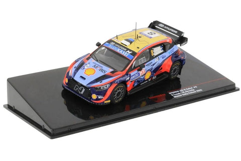 Hyundai- Tänak- Winner- Finland 2022- in 1/43 Scale- by IXO- RAM865