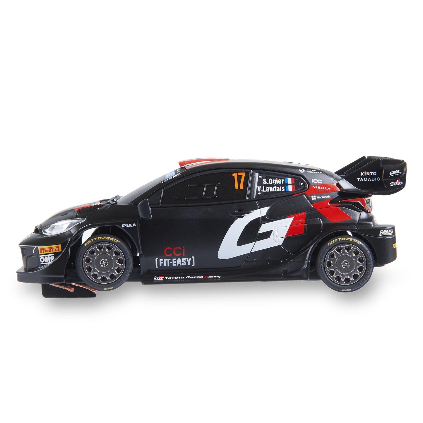 TGR GR Yaris RALLY1 1:32 Slot Car Racing Set- OGIER AND ROVANPERÄ