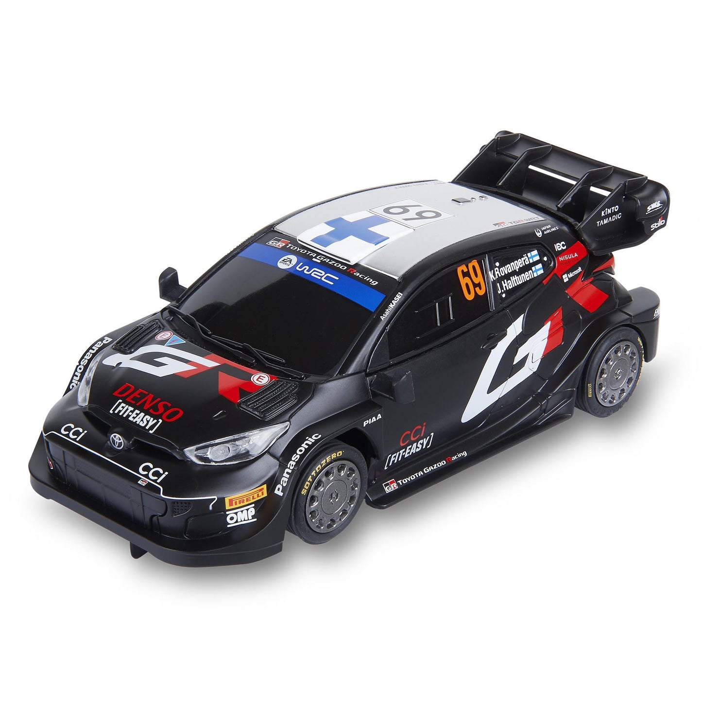 TGR GR Yaris RALLY1 1:32 Slot Car Racing Set- OGIER AND ROVANPERÄ