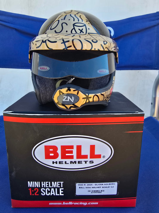 Oliver Solberg 2025 Mini Helmet 1:2 Scale- by Bell- EXCLUSIVE