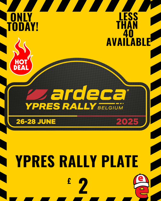 Ardeca Ypres Rally 2025 Plaque