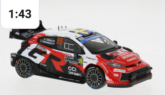 Toyota Yaris- Oliver Solberg- Winner Monte 2026- 1/43 Scale- by IXO- RAM1025A (INTRO OFFER- DELIVERY IMMINENT!)!)