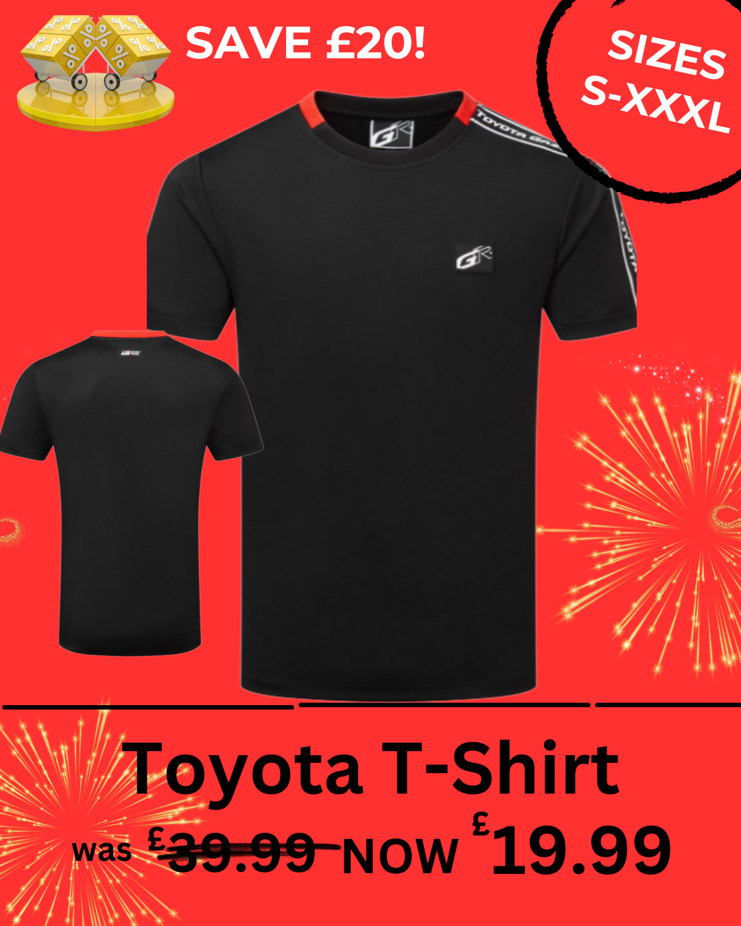 Toyota Black Technical T-Shirt