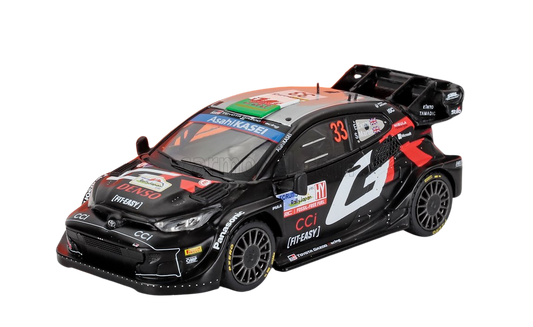 Toyota Yaris- Elfyn Evans- Winner Rally Japan 2024- 1/43 Scale- by IXO- RAM965