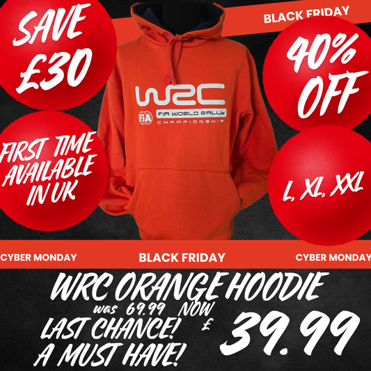 WRC Orange Hoodie