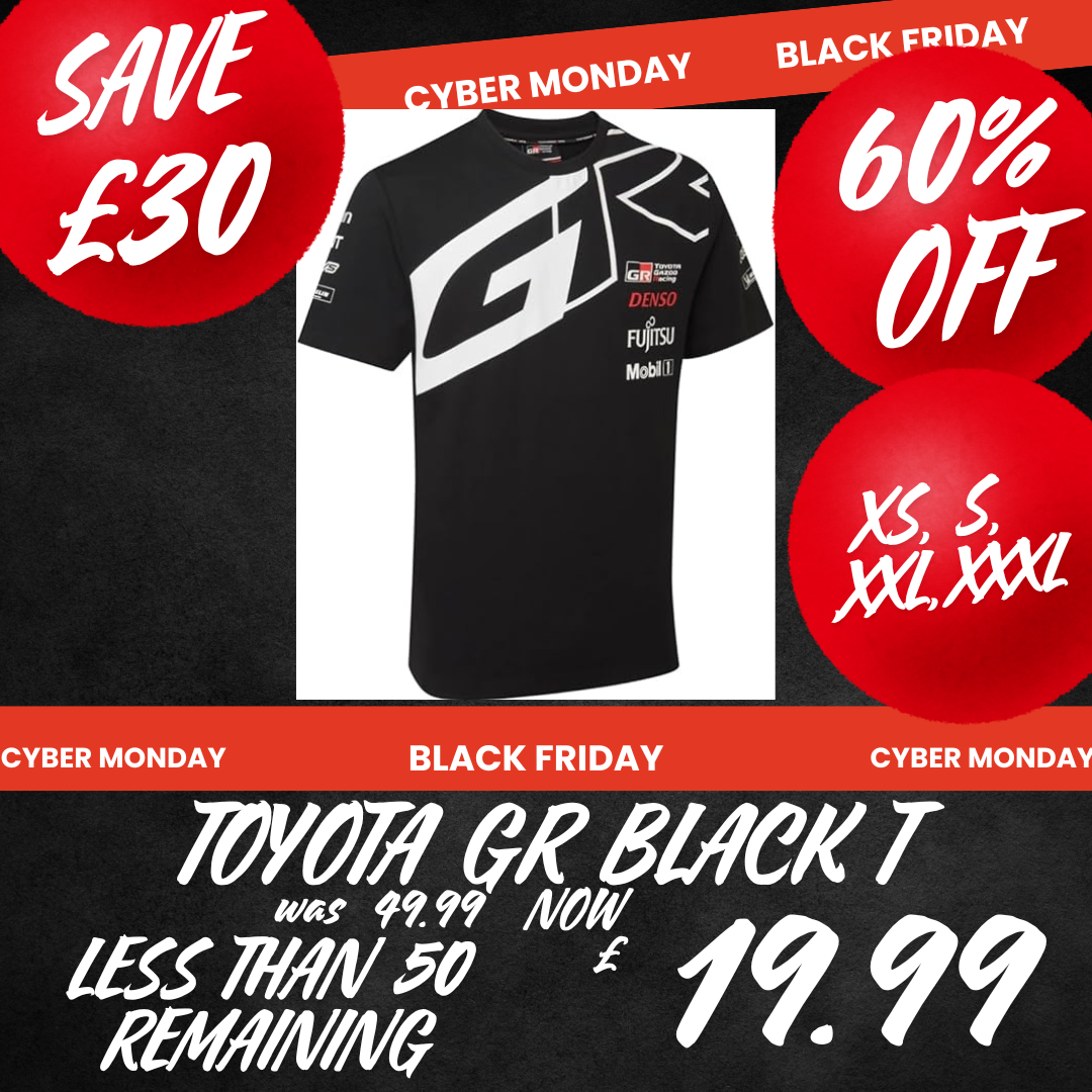 Toyota Gazoo Racing Black GR T-Shirt