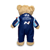 Hyundai Motorsport Plush Teddy Bear in Overalls 18cm