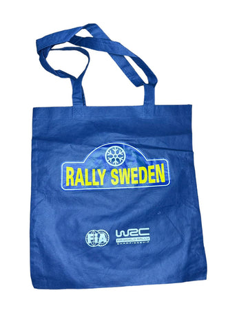 Rally Sweden Tote Bag- navy