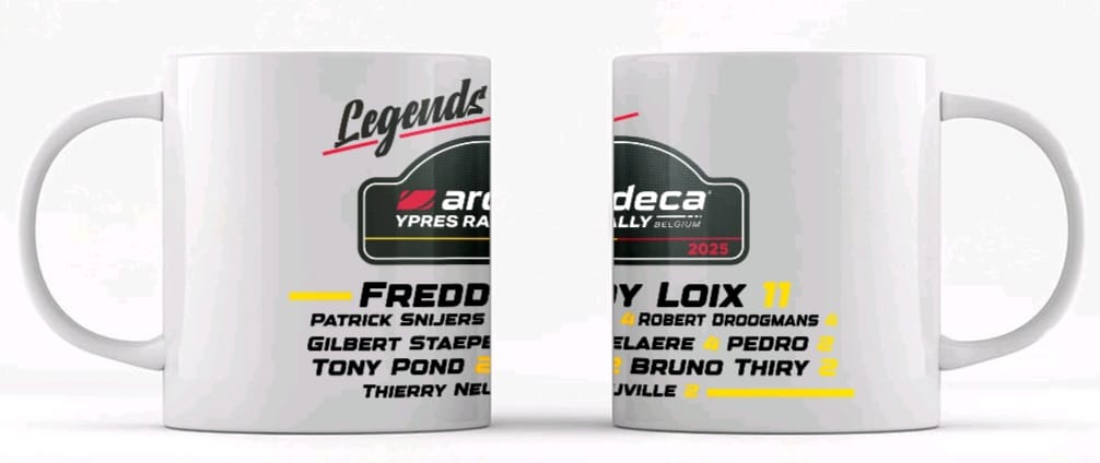 Ardeca Ypres Rally Legends Mug