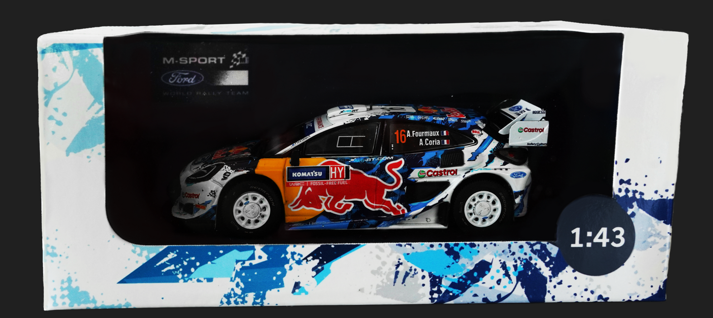 M-Sport Puma- Sweden 2024- Fourmaux- 1/43 Scale- by IXO