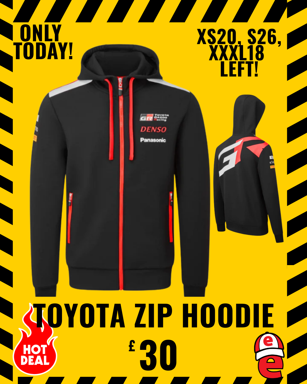 Toyota GR Zip Hoodie