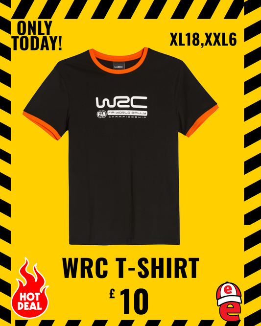 WRC Black with Orange Trim T-Shirt