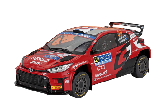 Toyota Yaris- Jari-Matti Latvala- Rally Finland 2024- 1/18 Scale- by IXO-RMC211