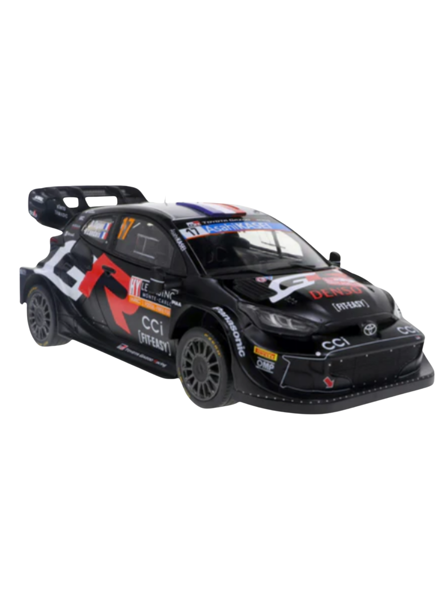 Toyota Gazoo Racing- Sebastien Ogier Monte Carlo 2024- 1/43 Scale- by Toyota