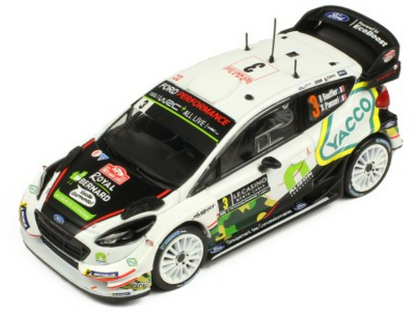 M-Sport Ford Fiesta- Bryan Bouffier- Monte Carlo 2018- 1/43 Scale- by IXO- RAM666