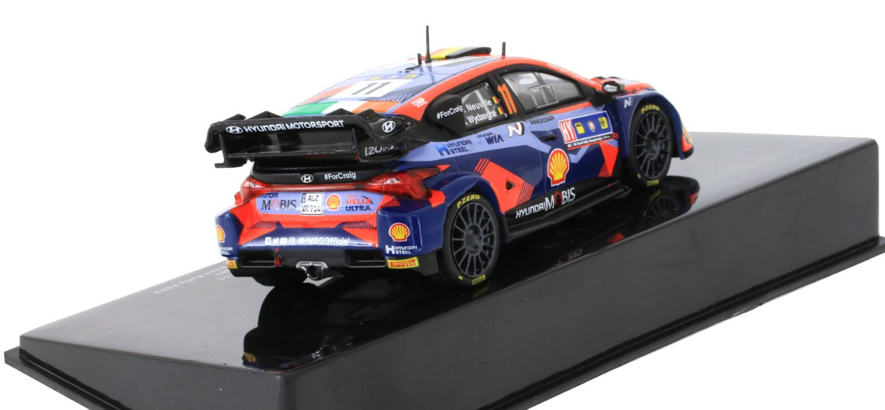 Hyundai- CER 2023- Thierry Neuville- 1/43 Scale- by IXO