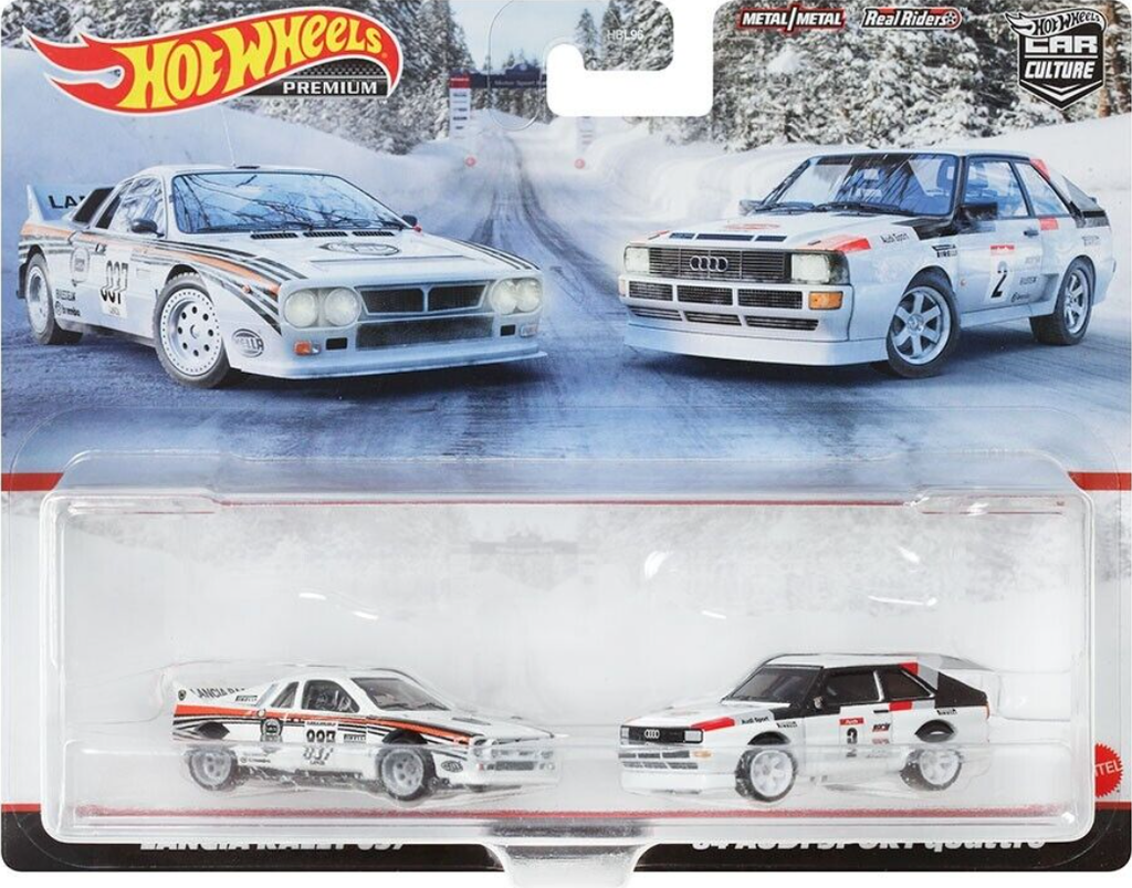 Hot Wheels 2 pack Lancia 037 and Audi Sport Quattro 84