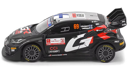 Toyota Yaris- Kalle Rovanperä-Winner- Rally Poland 2024- 1/43 Scale- by Bburago