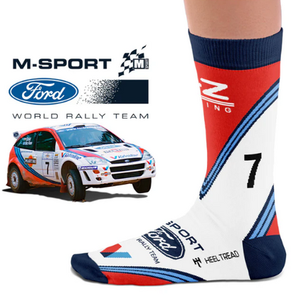 M-Sport Colin McRae Socks- One size- by Heeltread
