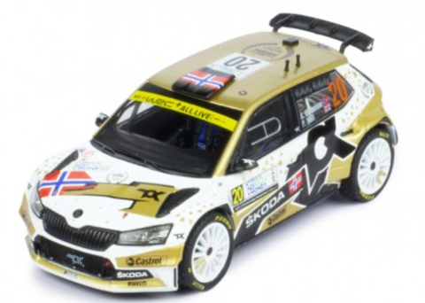 Škoda- Mikkelsen- Rally Monza 2021- in 1/43 Scale- by IXO- RAM827