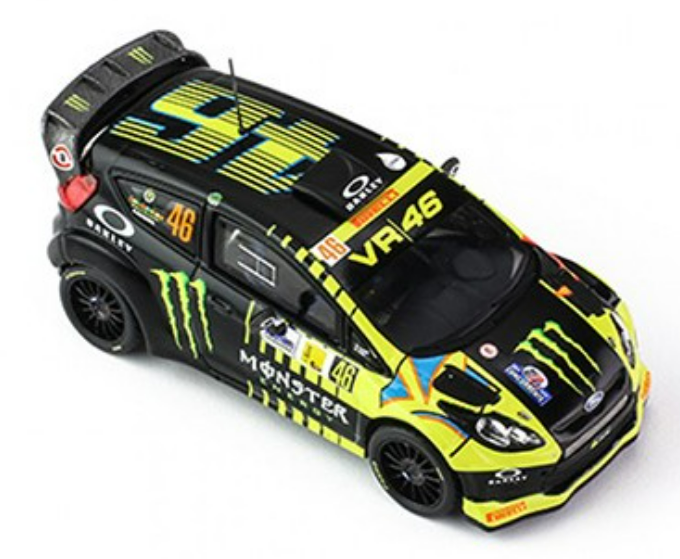 M-Sport Ford Fiesta- Monza 2013- Valentino Rossi- 1/43 Scale- by IXO- RAM619