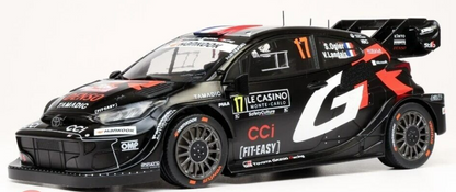 Toyota Yaris-Sébastien Ogier- Winner- Monte Carlo 2025- 1/18 Scale- by IXO