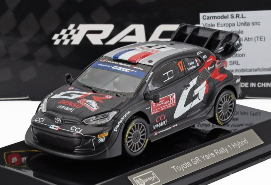 Toyota Yaris- Sébastien Ogier- Winner- Rally Portugal 2024- 1/43 Scale- by Bburago