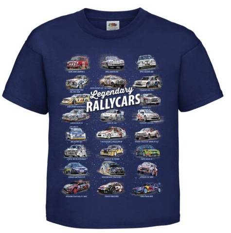 Children´s Legendary Rally Cars T-Shirt