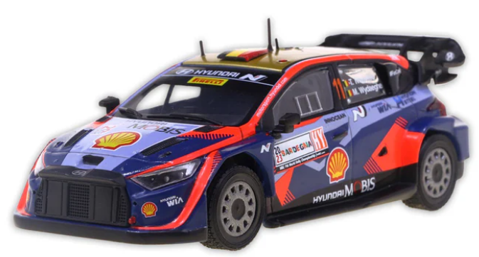 Hyundai- Thierry Neuville- Winner- Sardinia 2023- 1/43 Scale- by Hyundai