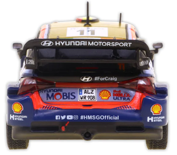 Hyundai- Thierry Neuville- Winner- Sardinia 2023- 1/43 Scale- by Hyundai