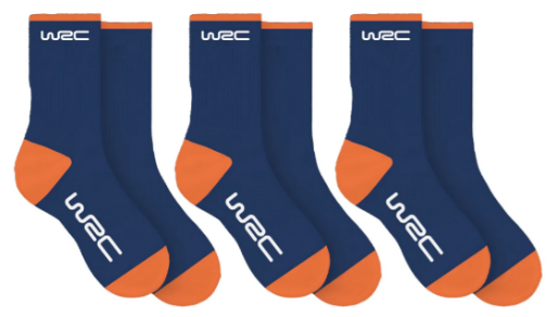 WRC Socks- 3 pairs- One Size