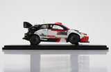 2022 Toyota Gazoo Racing WRT- Ogier- Monte Carlo- 1/43 Scale- by Toyota