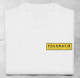 Fnckmatie- White and Yellow Logo T-Shirt
