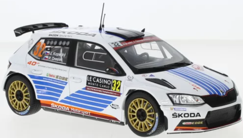 Škoda Fabia R5- Kopecky- Monte Carlo 2017- 1/24 Scale- by IXO- RAL013B