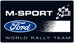 M-Sport Single Decal Blue Sticker
