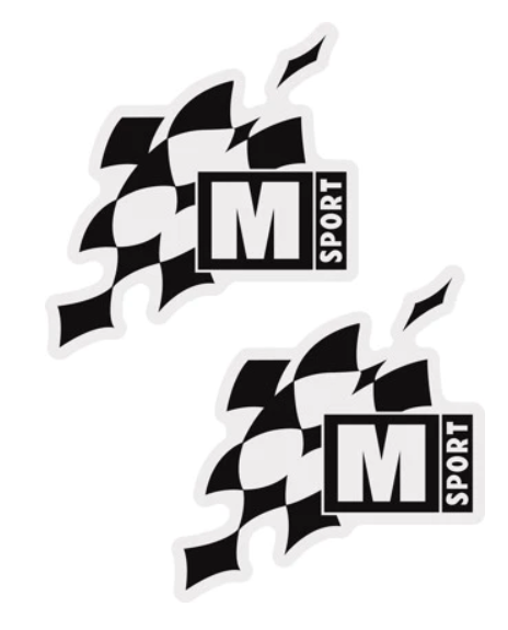 M-Sport Double Pack Sticker Set- Black
