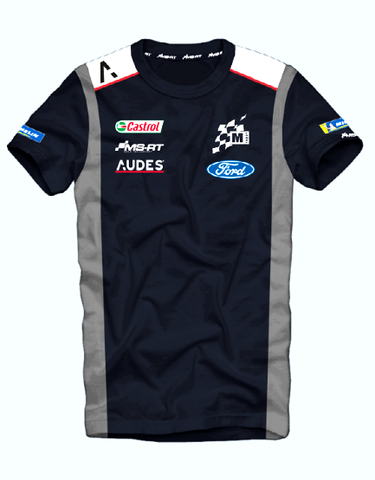 M Sport Ford 2020 Team T Shirt by Audes Rallyemerchandise