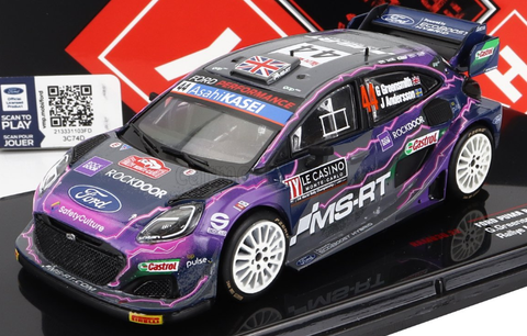 Ford Puma- Greensmith- Monte Carlo 2022- 1/43 Scale- by IXO- RAM830