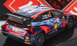 Hyundai- Solberg- Monte Carlo 2022- 1/43 Scale- by IXO- RAM837