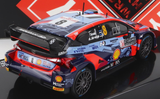 Hyundai- Tänak- Monte Carlo 2022- 1/43 Scale- by IXO- RAM838
