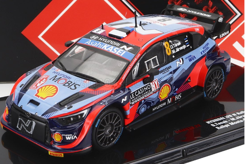 Hyundai- Tänak- Monte Carlo 2022- 1/43 Scale- by IXO- RAM838